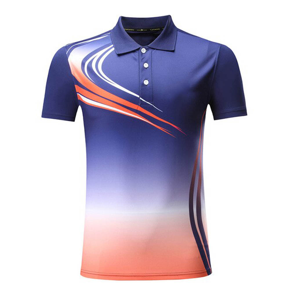 Cotton Short Sleeves Light Custom Full Sublimation Jersey Quick Dry Breathable Bowling Polo Shirts